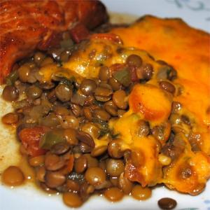 Baked Lentils with Cheese_image
