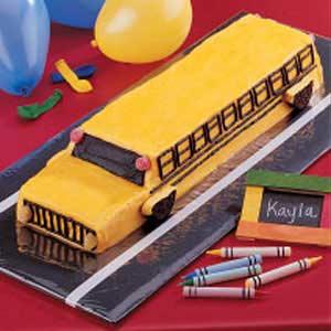 School Bus Cake image