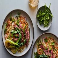 Soba Noodle and Steak Salad With Ginger-Lime Dressing_image
