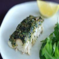 Roasted blue-eye with herb crust_image