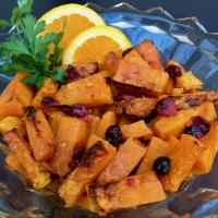 Air Fryer Orange-Cranberry Butternut Squash with Ginger image