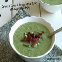 Creamy Leek & Asparagus Soup (with crispy maple bacon) Recipe - (4/5)_image