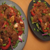 Ww 5 Points - Fajita Salad With Salsa Vinaigrette image