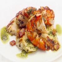 Chicken and Shrimp with Pancetta Chimichurri_image