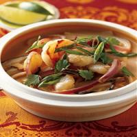 Spicy Shrimp and Coconut Noodle Soup with Shiitake Mushrooms_image