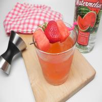 Watermelon-Strawberry Martini image