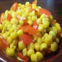 Curried Corn and Sweet Red Peppers_image