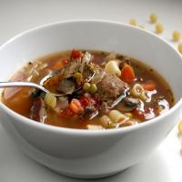 Spicy Beef Vegetable Soup image