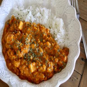 Vegan Coconut-Lentil Curry with Sweet Potatoes image