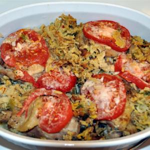 Tomato, Rice, and Chicken Thigh Casserole image