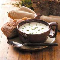 Creamy Leek Soup with Brie image
