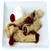 Raspberry Filled Crepes image