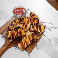 Grilled Pizza on a Stick image