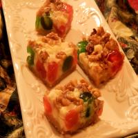 White Chocolate and Candied Fruit Magic Cookie Bars_image