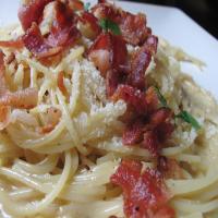 Spaghetti Carbonara for One image