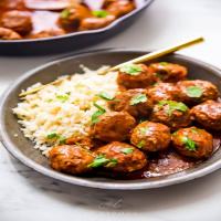 Indian Meatballs Recipe with Creamy Sauce (Whole30, Paleo)_image