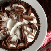 Triple Chocolate Tart with Boozy Whipped Cream image
