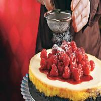 White Chocolate-Raspberry Cheesecake image