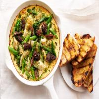 Baked Ricotta With Spring Vegetables image