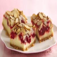 Almond Streusel-Cherry Cheesecake Bars image