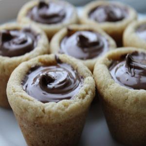 Mini Nutella Cookie Cups_image