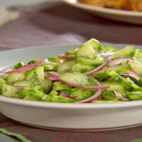 Cucumber, Red Onion, and Dill Salad image