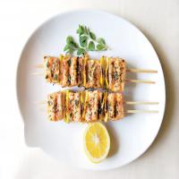 Spiced Salmon Kebabs image