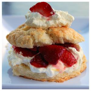 Strawberry Shortcake With Meyer Lemon Cream_image