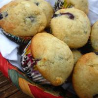 Banana Blueberry Muffins with Lavender image