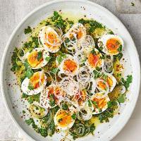 Egg & parsley salad with watercress dressing image