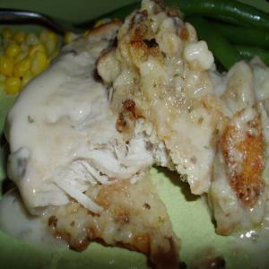 Pork Chops With Stuffing Casserole image