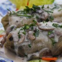 cabbage rolls in mushroom sauce (Delicious) image