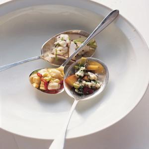 Fluke Ceviche With Tequila, Peach, and Avocado_image