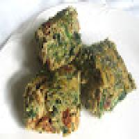 Chickpea Flour Bread with Sun-Dried Tomatoes and Spinach_image