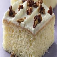 White Chocolate Sheet Cake with White Chocolate Frosting image