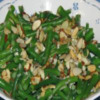 Green Beans With Blue Cheese and Toasted Almonds image