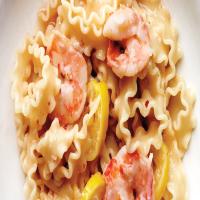 Mafaldine with Shrimp and Lemon image