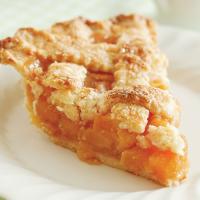 Lattice-Top Peach Pie_image