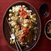 Chicken Tagine With Olives and Apricots image
