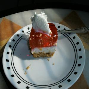 Strawberry Jello Pretzel Pie_image