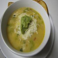 Chicken Tortilla Soup With Avocado image