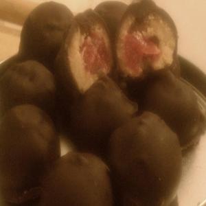 Cherry Peanut Butter Balls image
