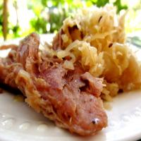 Crock Pot Country-Style Ribs and Sauerkraut image
