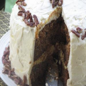 Pumpkin Spice Cake With Cream Cheese Frosting_image