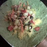 Greek Salad Wrap_image