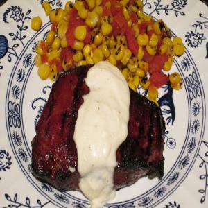 Ww Molasses Grilled Chops With Horseradish Sauce image