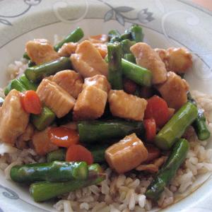 Wild Rice and Asparagus Chicken Breasts image