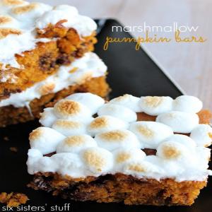 Marshmallow Pumpkin Bars_image