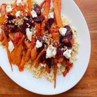 Roasted Carrot and Beet Salad with Couscous and Orange image