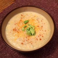 Potato Soup with Fish and Cheese image